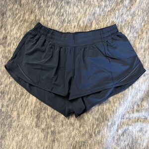 Lululemon Navy Blue Hotty Hot Shorts